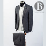 Grey business 2 piece suit