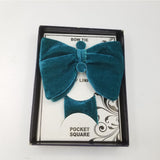 Teal green velvet butter fly